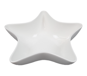 Porcelain Bowl Star Medium - 6 Pack