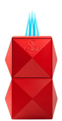 Colibri Quasar Triple Torch Lighter - Bordständare Red
