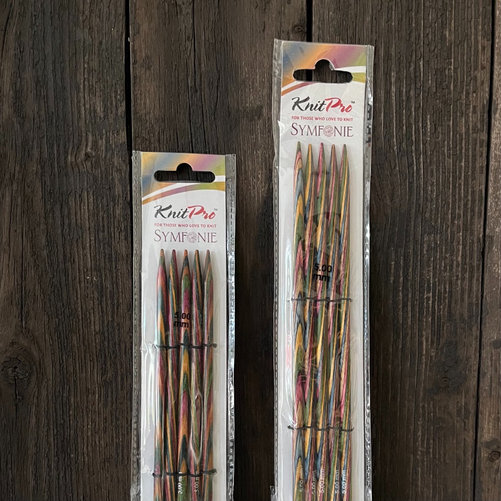 STRUMPSTICKOR, KNITPRO SYMPHONIE, 15 & 20 CM