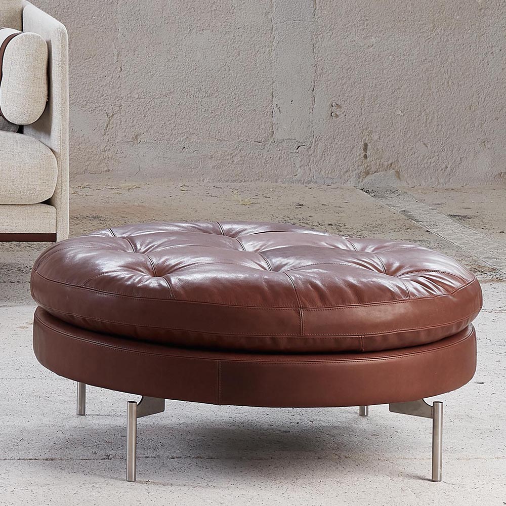 Dicentra 613 Stool 95 cm (Madison leather several choices) - Søren Lund - 5
