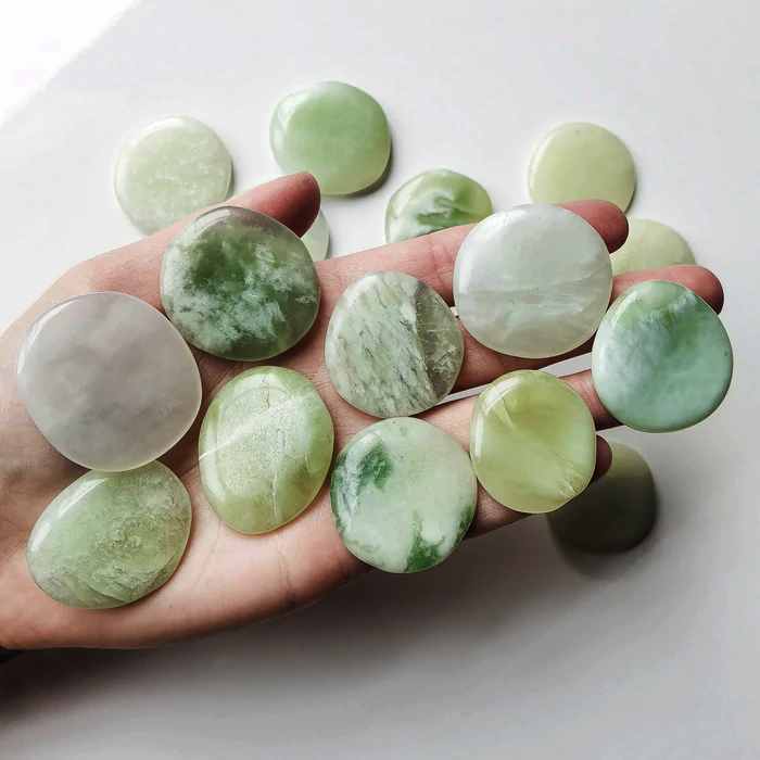 Palm Stone "No Worry Stone" - Ny Jade (Serpentin) - 3