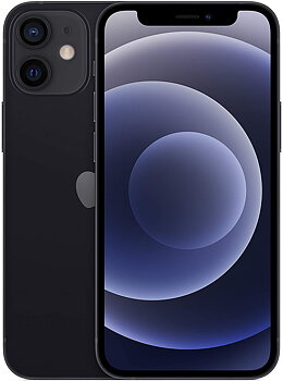 iPhone 12 Mini 64GB - 1 År Garanti Begagnad i Nyskick - Svart