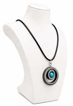 Cornelia halsband Hematit Turkos