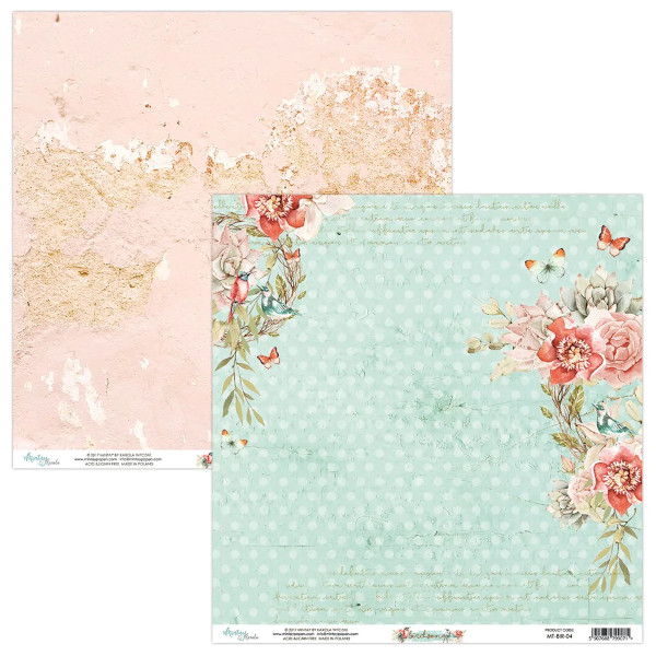 Mintay - Birdsong dubbelsidigt ark 12x12"