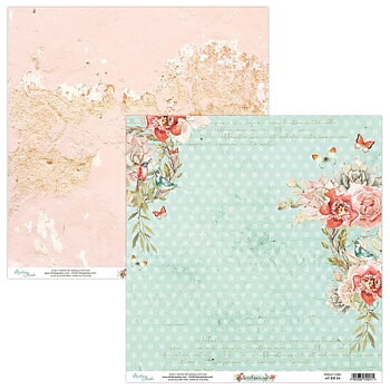 Mintay - Birdsong dubbelsidigt ark 12x12"