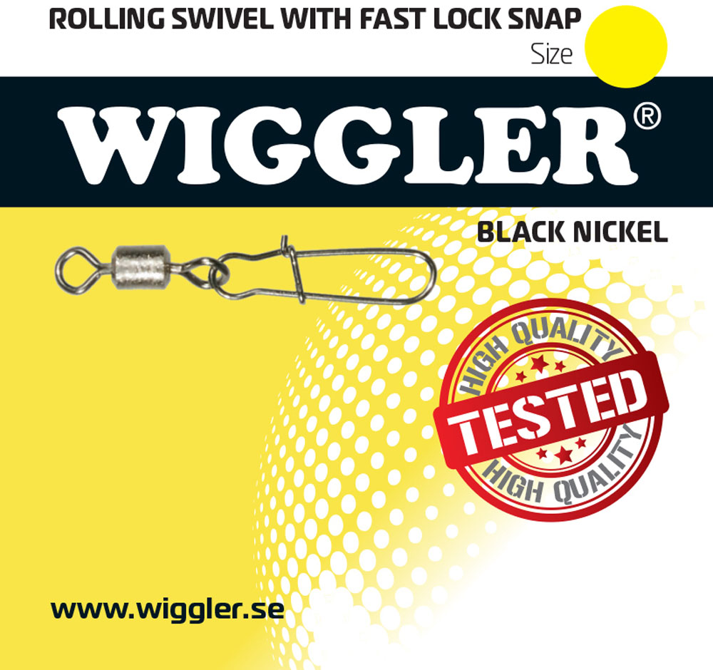 Bait Lock Fast Lock - Rotates easily and the lure is securely attached to the bait lock while making it easy to change bait