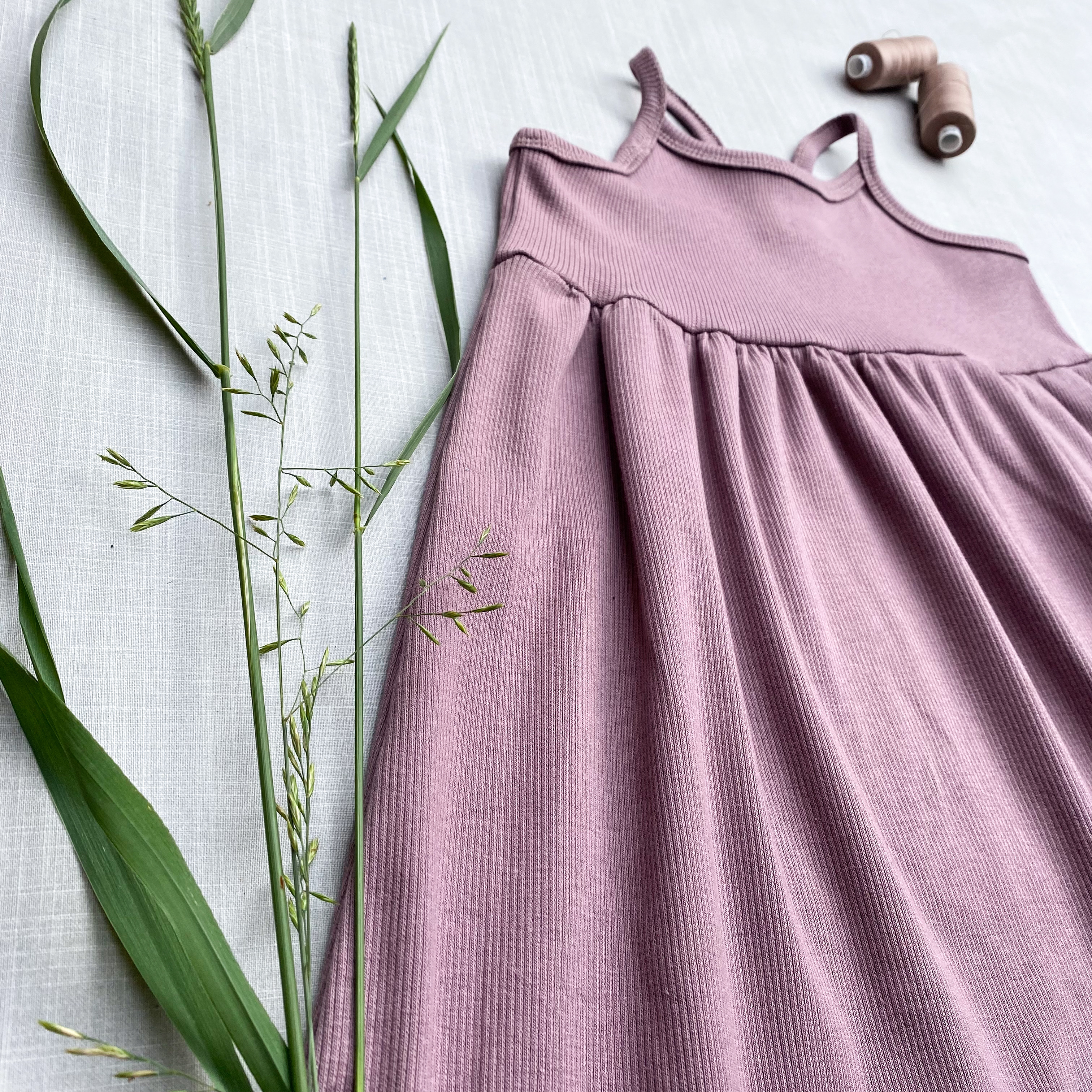 RIBBED JERSEY -  MAUVE (072) - 5