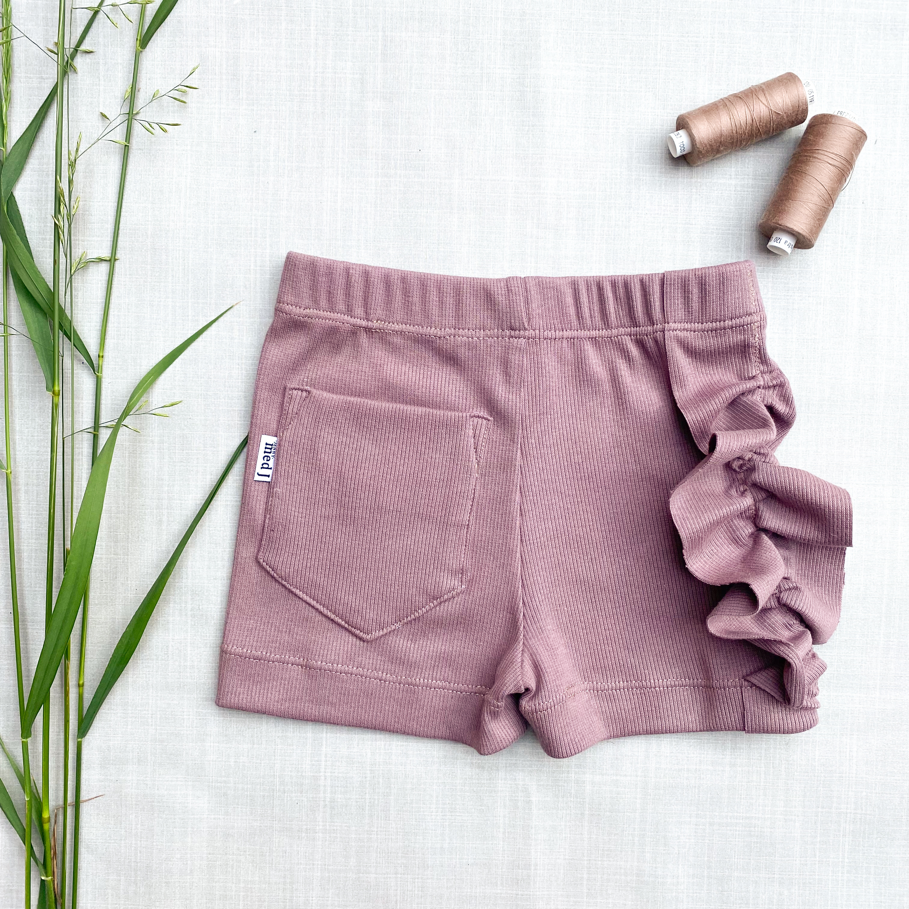RIBBED JERSEY -  MAUVE (072) - 3