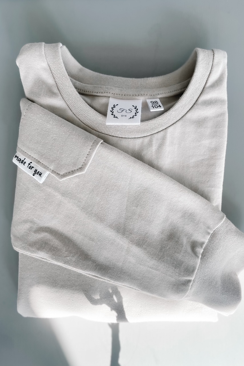 JERSEY -  LIGHT TAUPE - 2