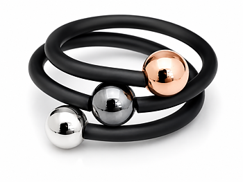 Mimmi ring grå silver rosé