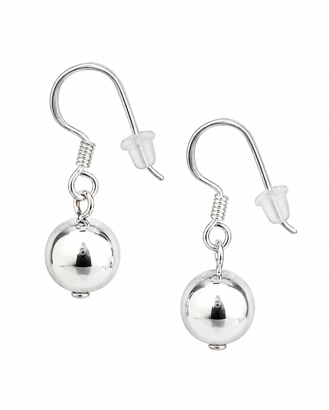 Earrings Sterling silver Hematite