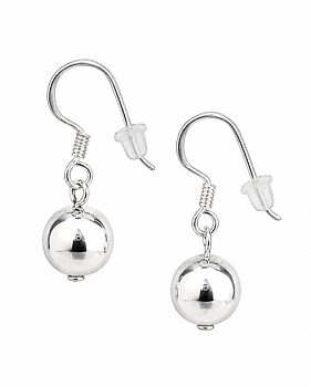 Earrings Sterling silver Hematite