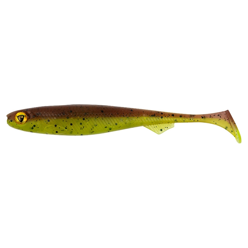 Fox Rage Slick Shad Ultra UV 11 cm är en modern och effektiv jigg utvecklad för predatorfiske efter abborre, gös och gädda. pumpkin