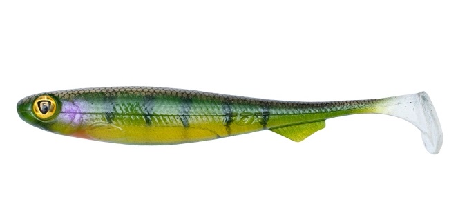Fox Rage Slick Shad Ultra UV 11 cm är en modern och effektiv jigg utvecklad för predatorfiske efter abborre, gös och gädda. stickleback
