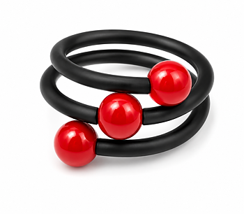 Mimmi ring röd korall