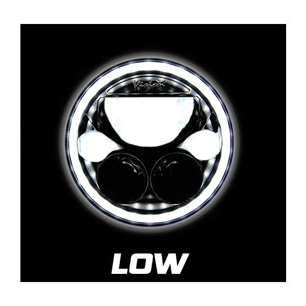 Vision X Votrex 7" Spotlight Incl. Canbus Adapters MM - Jeep JK & JKU - 6