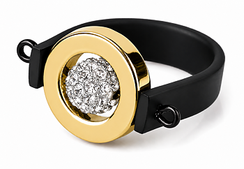 Lisa Ring Guldfärgad Swarovski