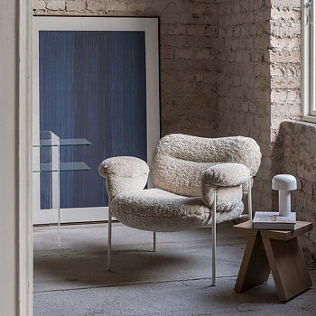 Bollo  Lounge chair (Sheepskin) - Fogia