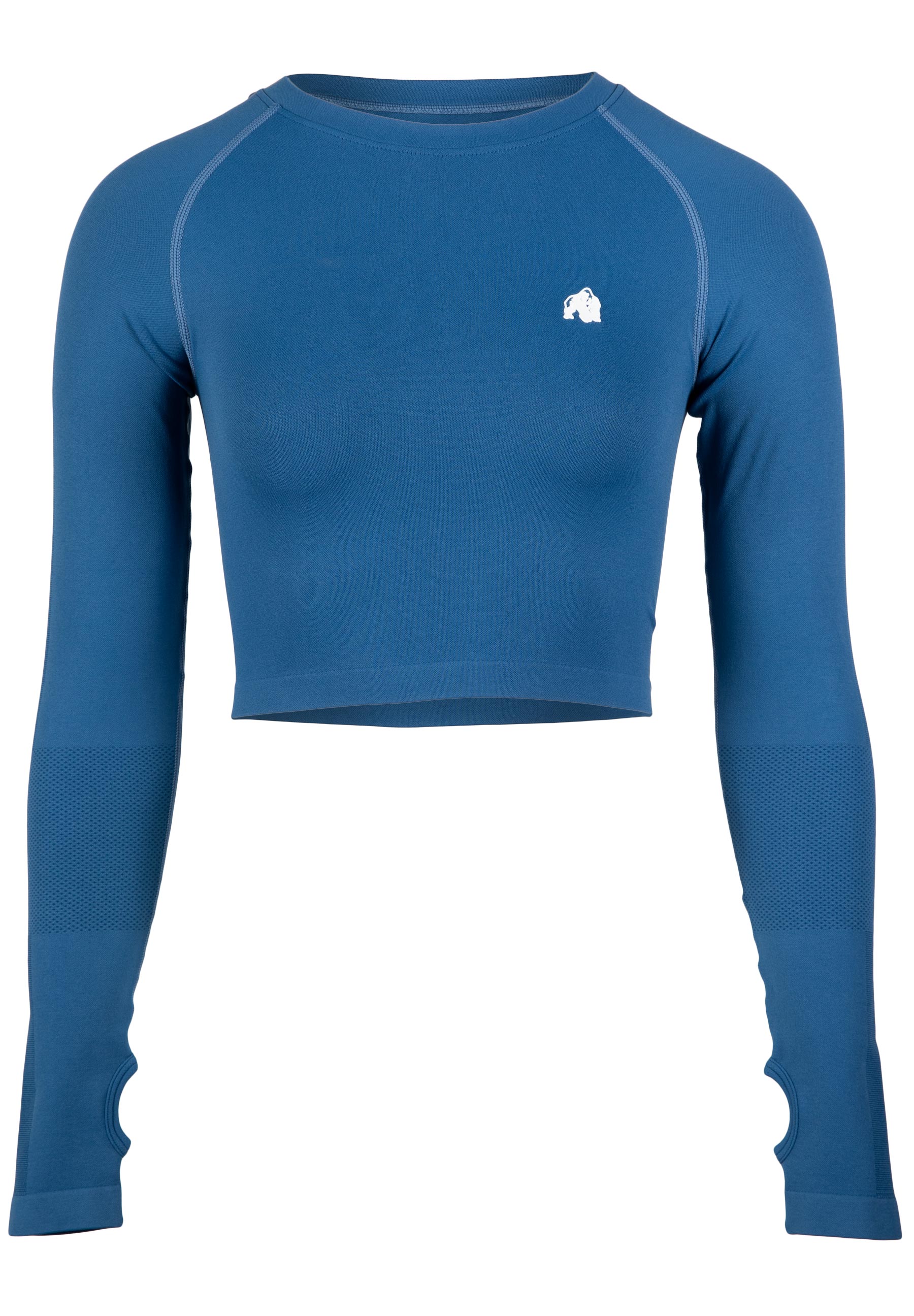 Hilton Seamless Long Sleeve, blue - 4