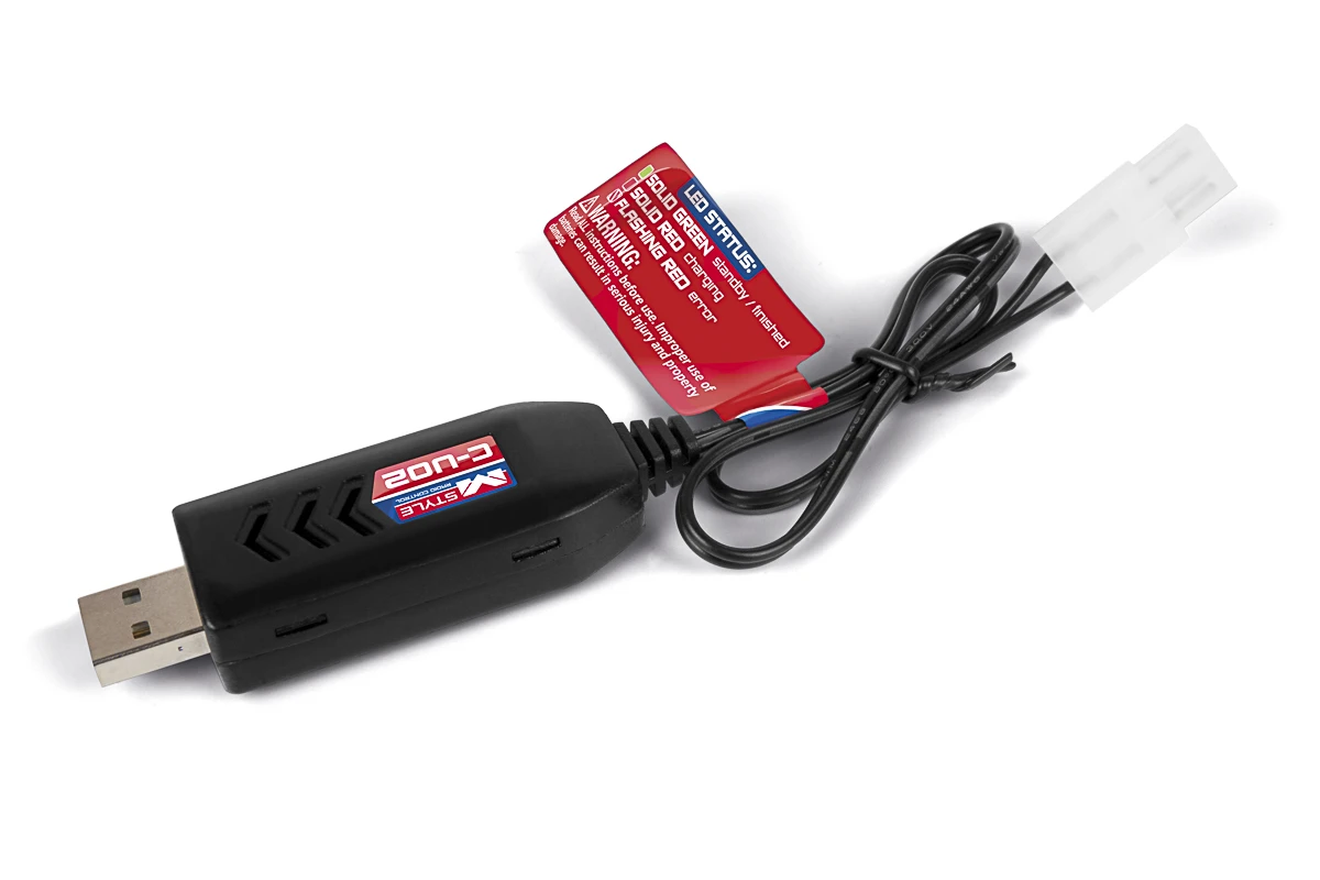 Mstyle M-002 R/C set - Radioset, servo, battery and charger - 6