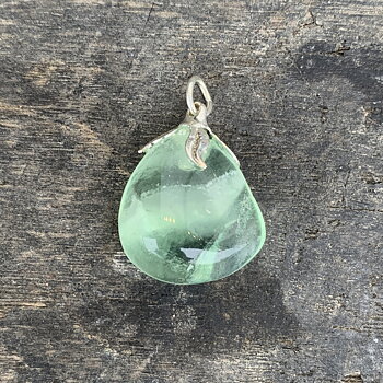 Hänge Blomfäste - Grön Flourit