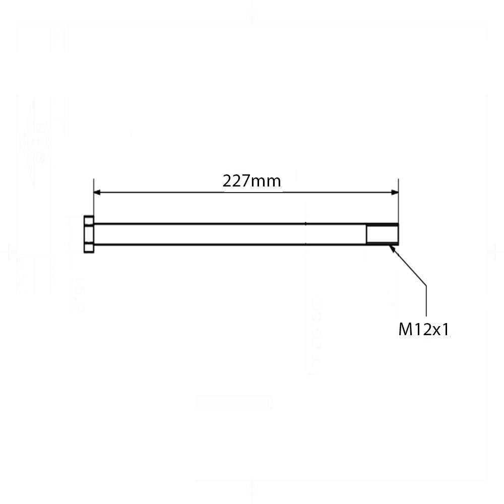 Hinterachse Satz VZ50 12 mm 238 mm lang - 2