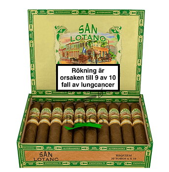 AJ Fernandez San Lotano Requiem Toro Cigarrlåda 20p