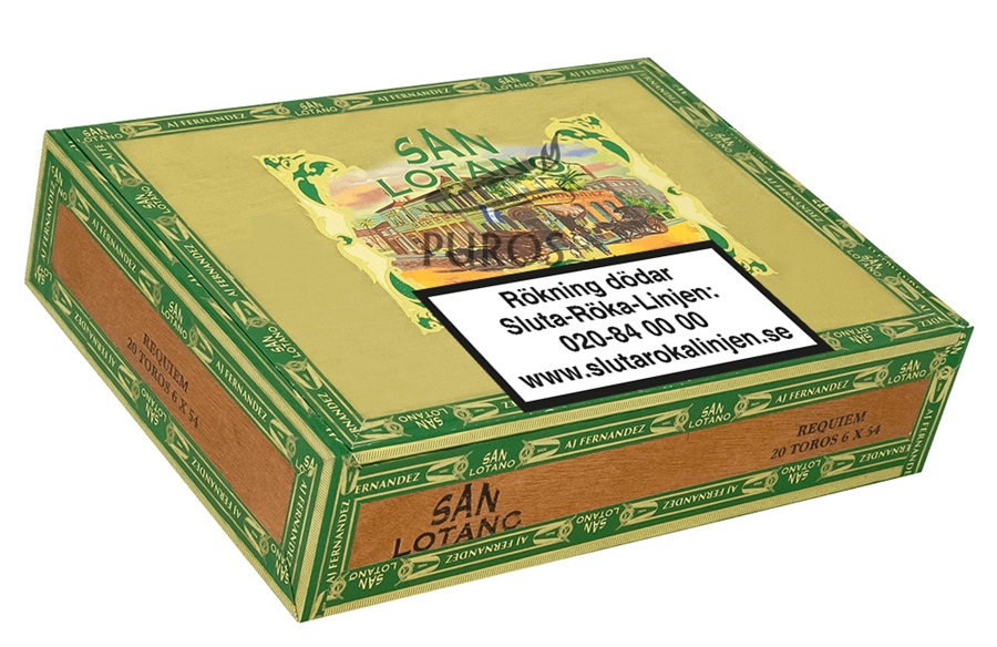 AJ Fernandez San Lotano Requiem Toro Cigarrlåda 20p