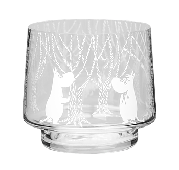Mumin ljuslykta / skål / minivas 8 cm IN THE WOODS