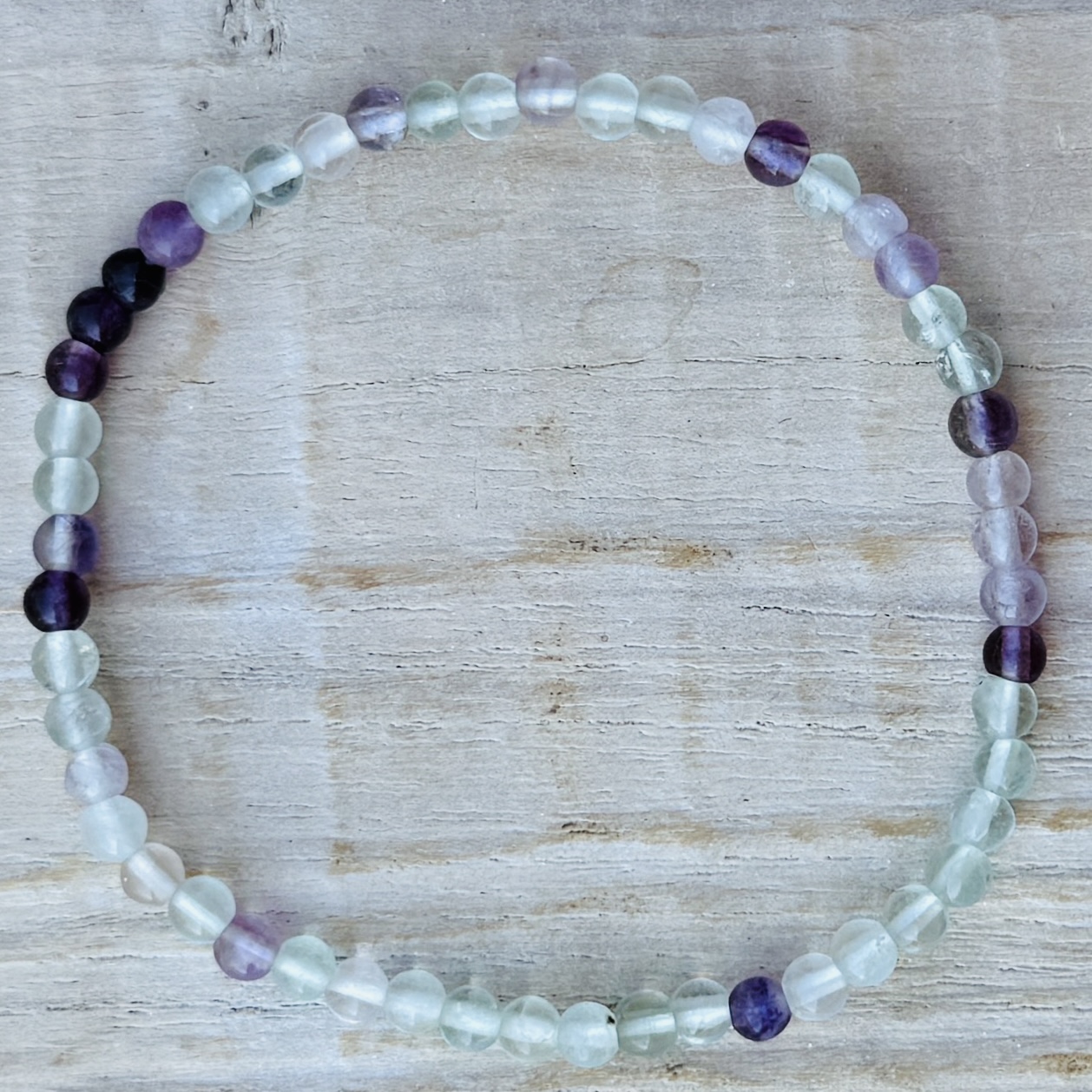 Armband 4mm Flourit