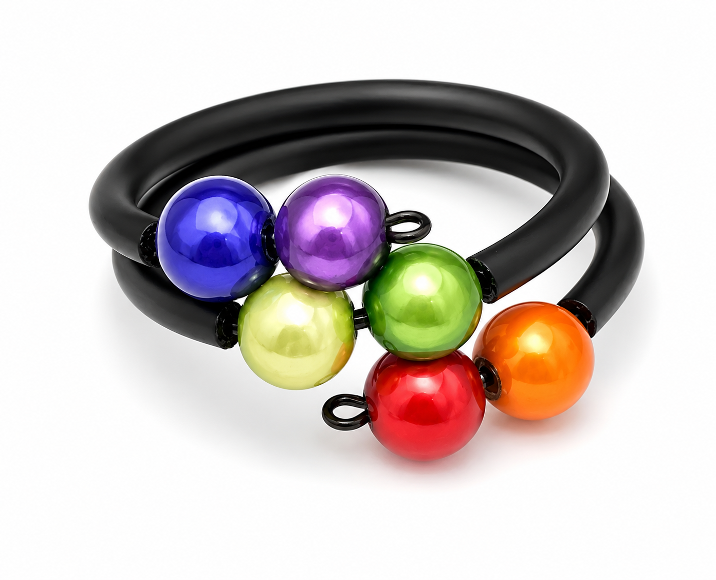 Ring Mimmi rubber Rainbow 