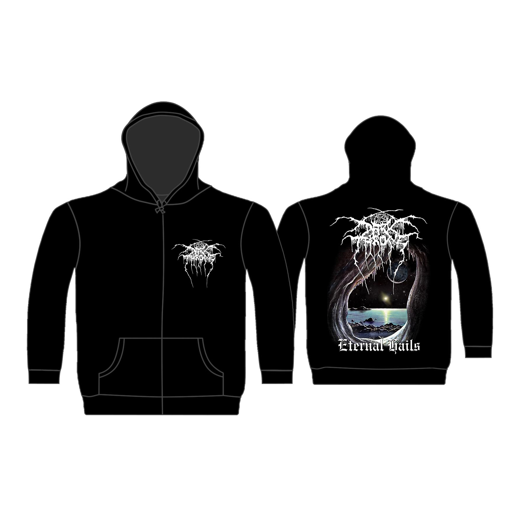 Darkthrone Eternal Hails Zip Hoodie