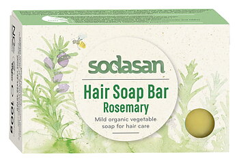 Sodasan Hair Soap Bar Rosemary 100 g