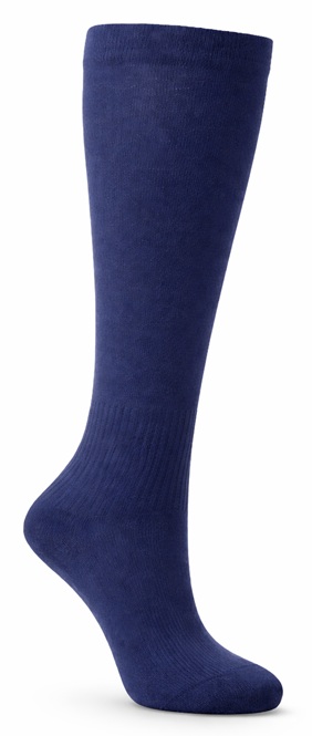 Stödstrumpor i Ull Mörkblå