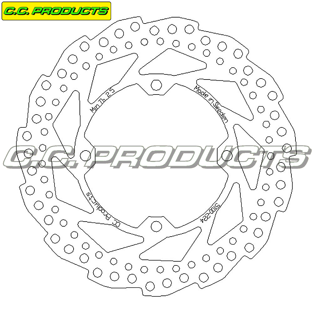Brake Disc Front 250 mm