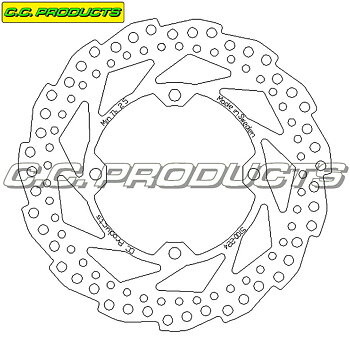 Bromsskiva Fram 250 mm
