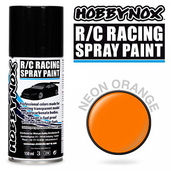 Hobbynox 1402 Neon Orange R/C Racing Spray Färg 150 ml