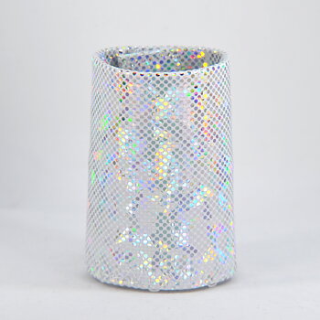 HAIRCUFF - vit glitter