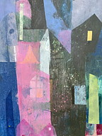 "Blue-violet" tavla akryl orginal
