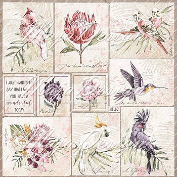 MAJA DESIGN-TROPICAL GARDEN-12x12 Die cuts