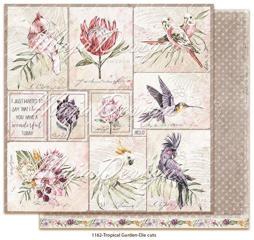 MAJA DESIGN-TROPICAL GARDEN-12x12 Die cuts - 2