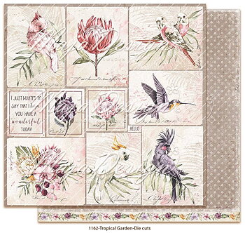 MAJA DESIGN-TROPICAL GARDEN-12x12 Die cuts