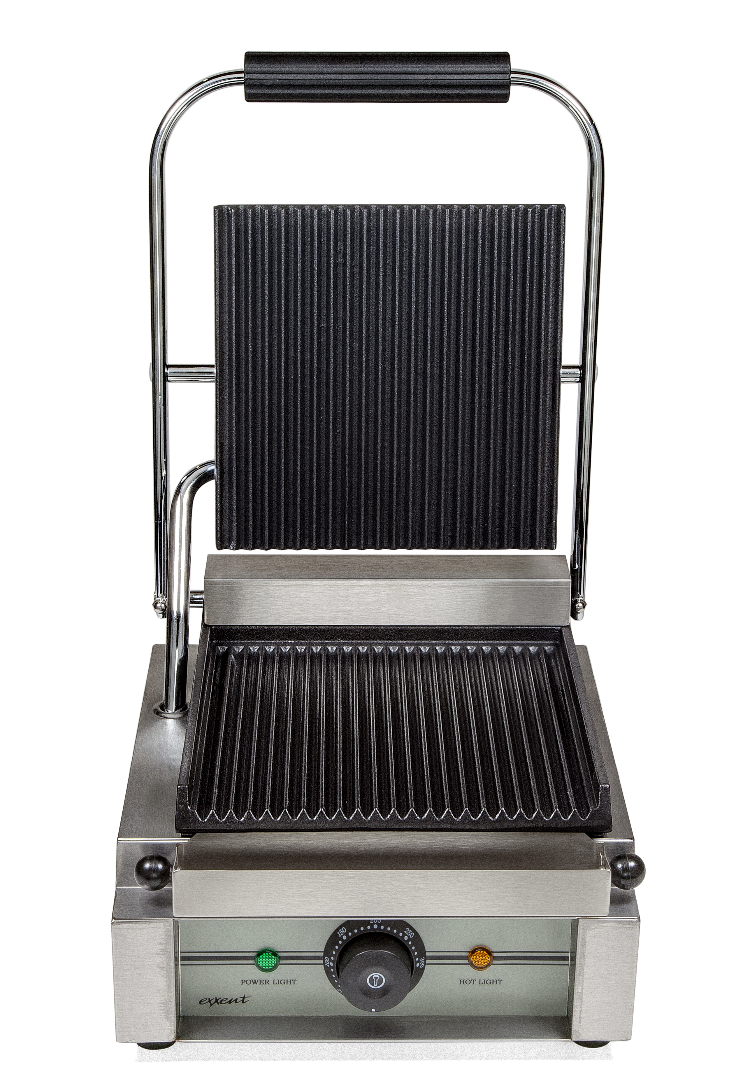Klämgrill panini, räfflad platta