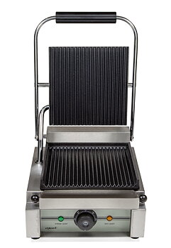 Klämgrill panini, räfflad platta