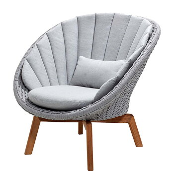 Peacock Lounge Chair Soft Rope - Cane-Line