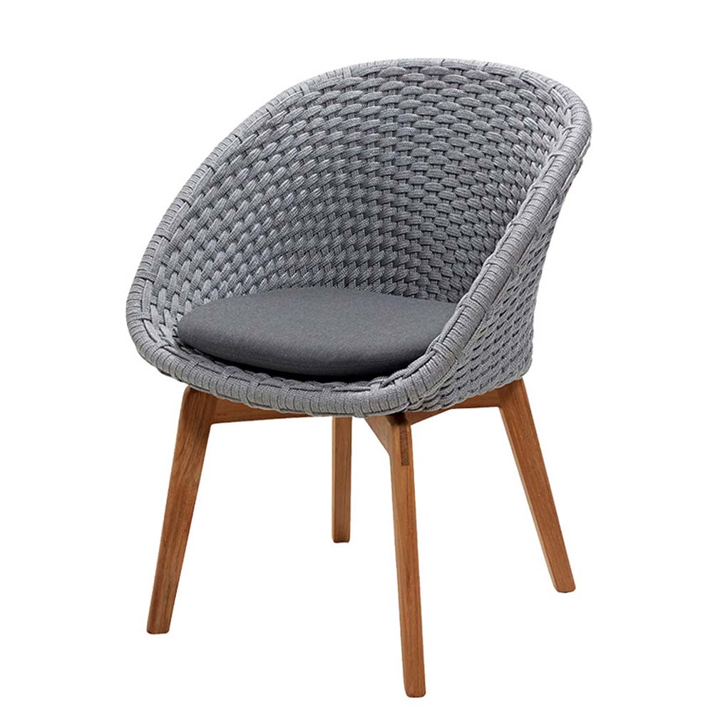Peacock Dining Chair Matstol Soft Rope - Cane-Line - 5