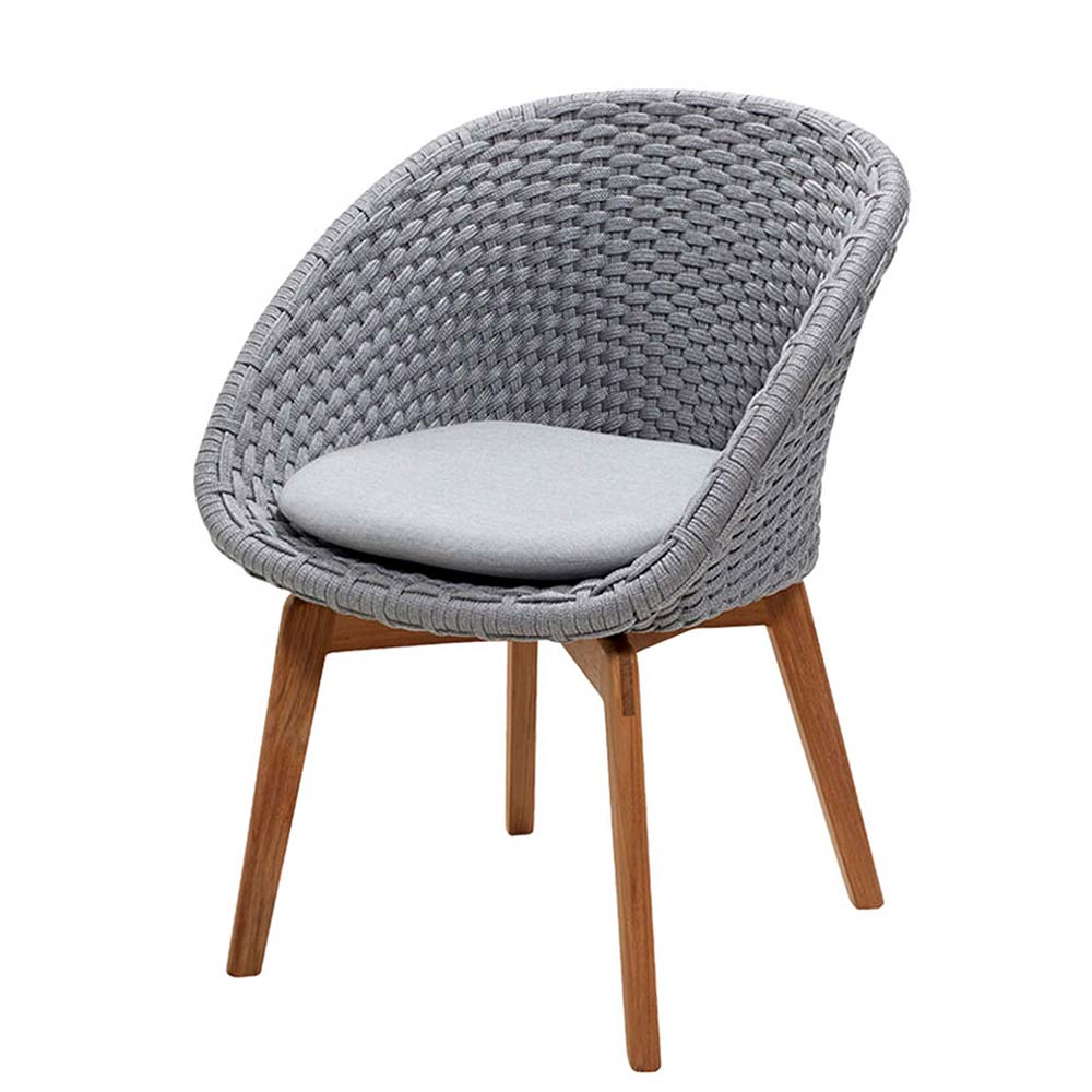 Peacock Dining Chair Matstol Soft Rope - Cane-Line - 4