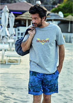 Whiskykalendern T-shirt Grå