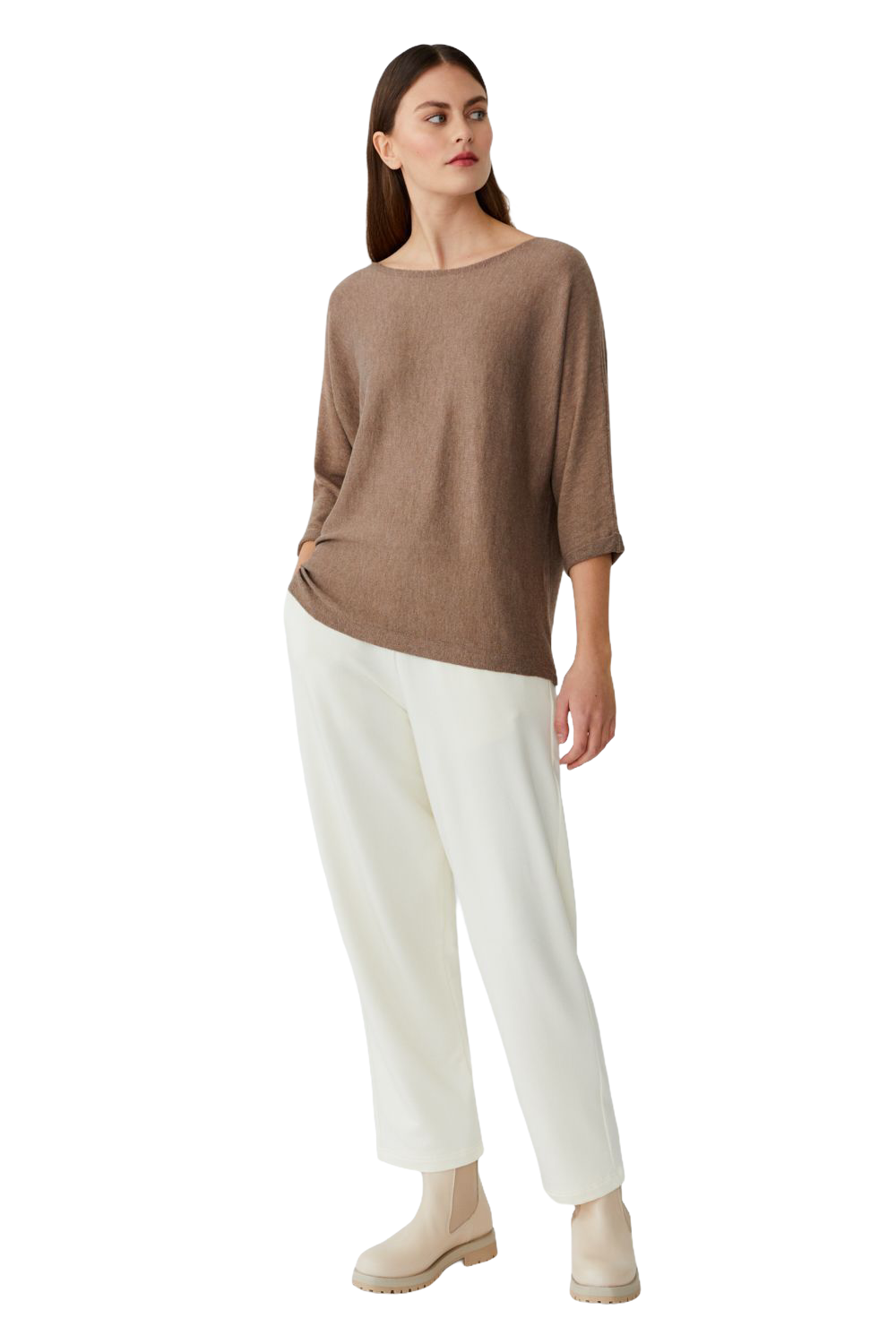 CHATRINA TOP  BRUN - MOVESGOOD - 2