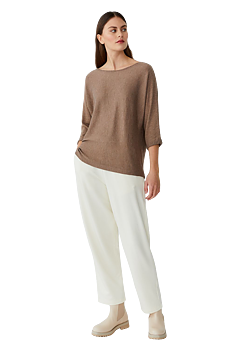 CHATRINA TOP  BRUN - MOVESGOOD